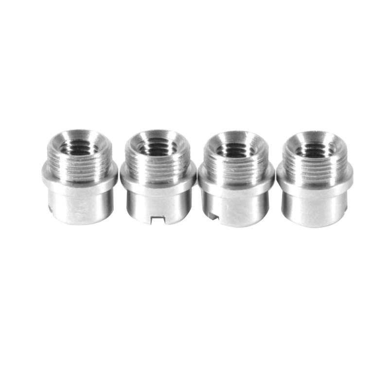 EGW 4-Pack Grip Screw Escutcheon Fits 1911 Commander/1911 Government/1911 Officer, Stainless Steel - Egw