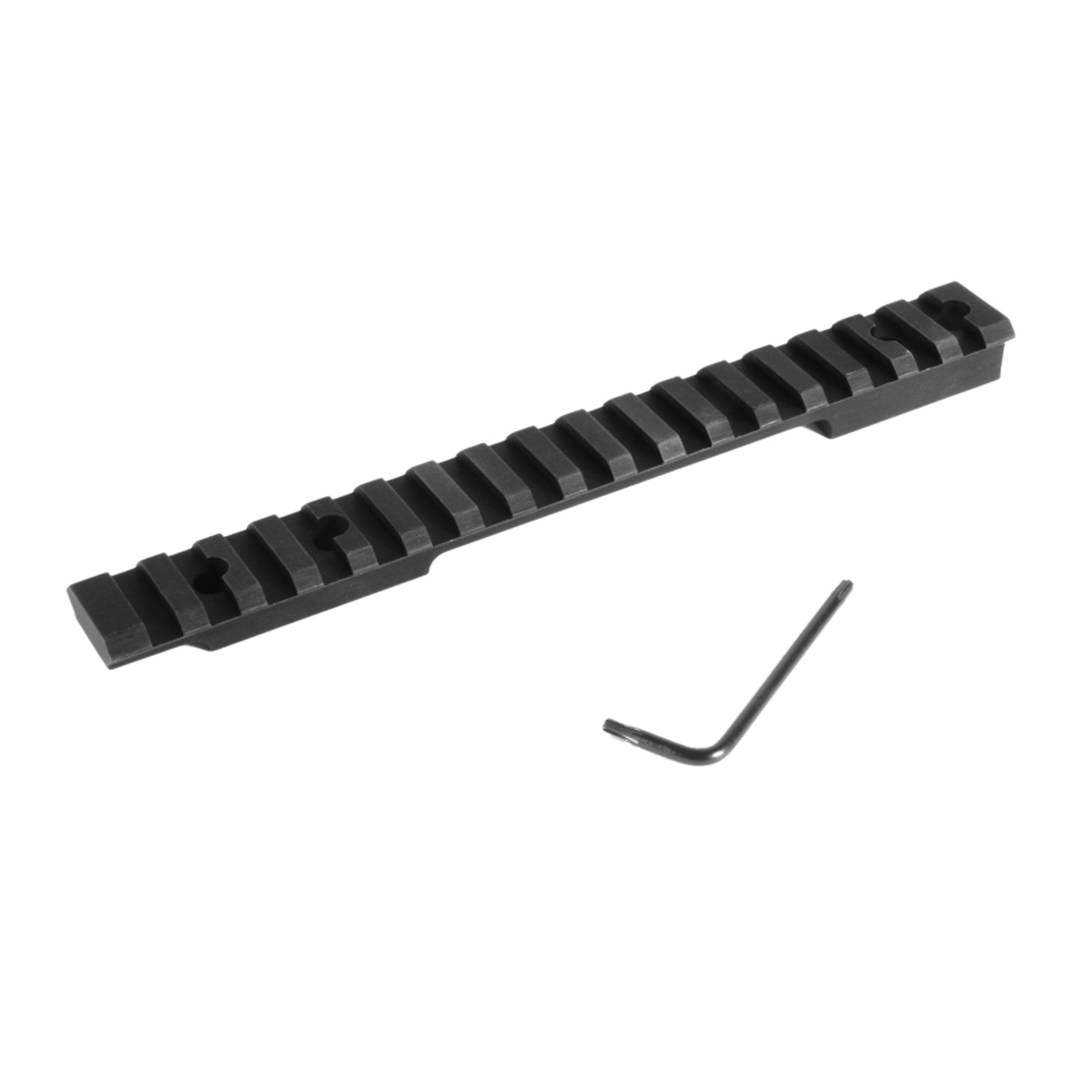 EGW Heavy Duty 1-Piece Picatinny Rail 7075-T6 Aircraft Grade Aluminum Alloy Fits Weatherby Mark V LA - Egw