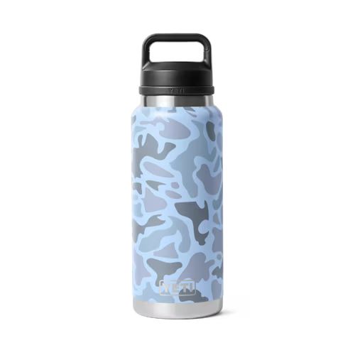 Yeti Rambler 36 oz Bottle Chug, Blue Camo