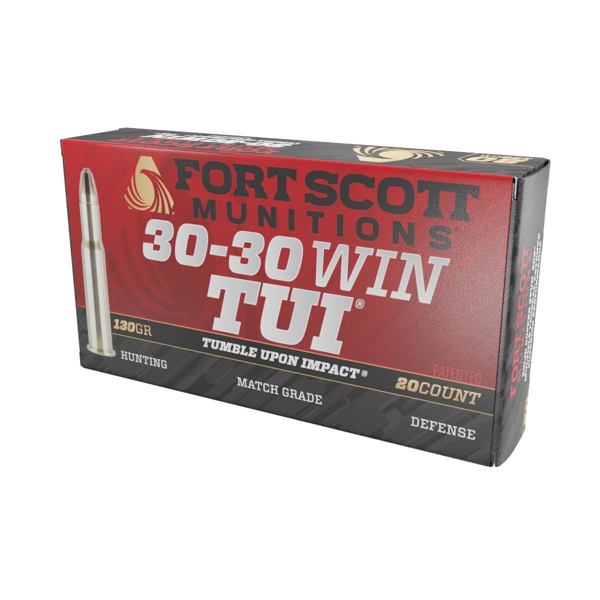 Fort Scott Munitions Tumble Upon Impact .30-30 Winchester 130 gr Ammo SCS - 20rds - 3030130SCV - Fort Scott Munitions