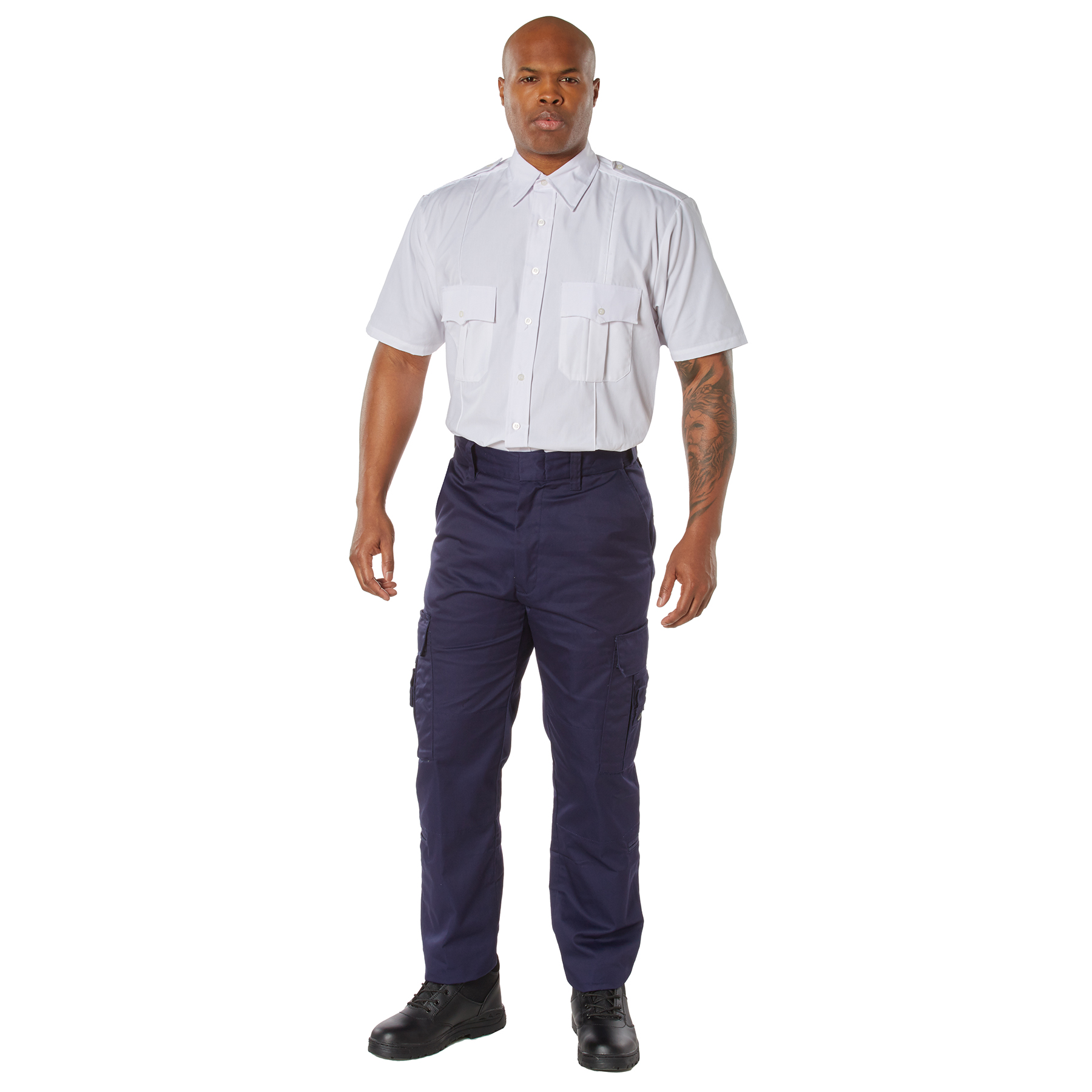 Rothco Rothco Short Sleeve Uniform Shirt - White, 2X-Large