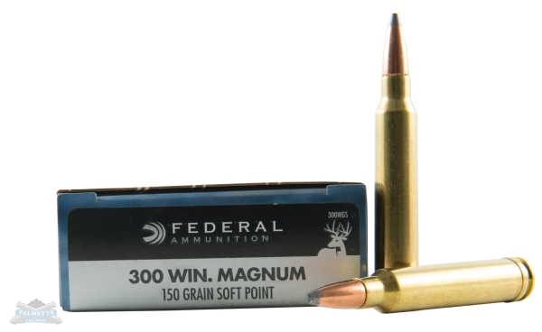 Federal 300 Winchester Magnum 150gr SP Power-Shok Ammunition 20rds - 300WGS - Federal