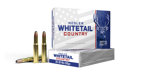 Nosler Whitetail Country 30-30 Winchster 150gr SB-RN Ammo - Nosler