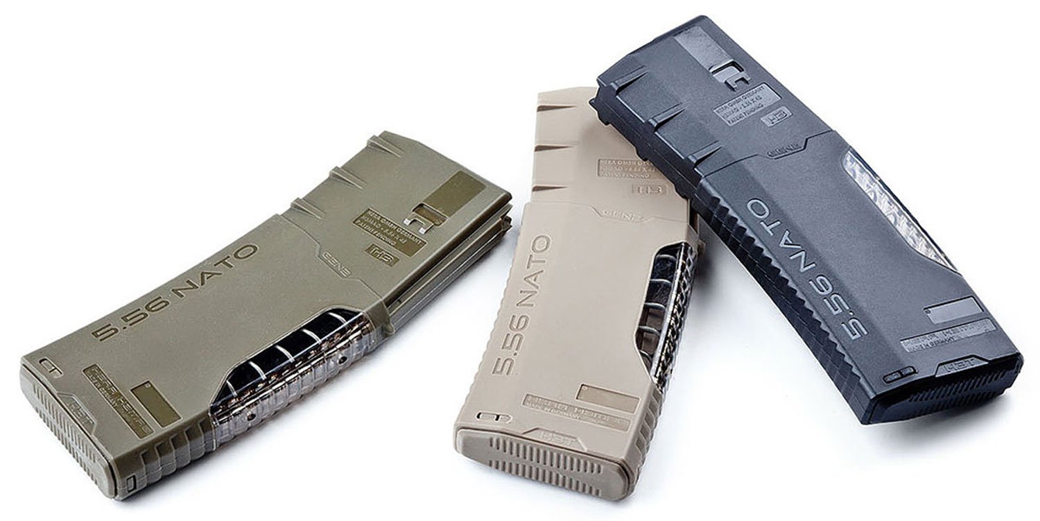 Hera USA H3T Gen-2 30 Round 5.56/.223 Rem/.300 Blackout AR-15 Magazine, Black - 13.11/B - Hera Usa