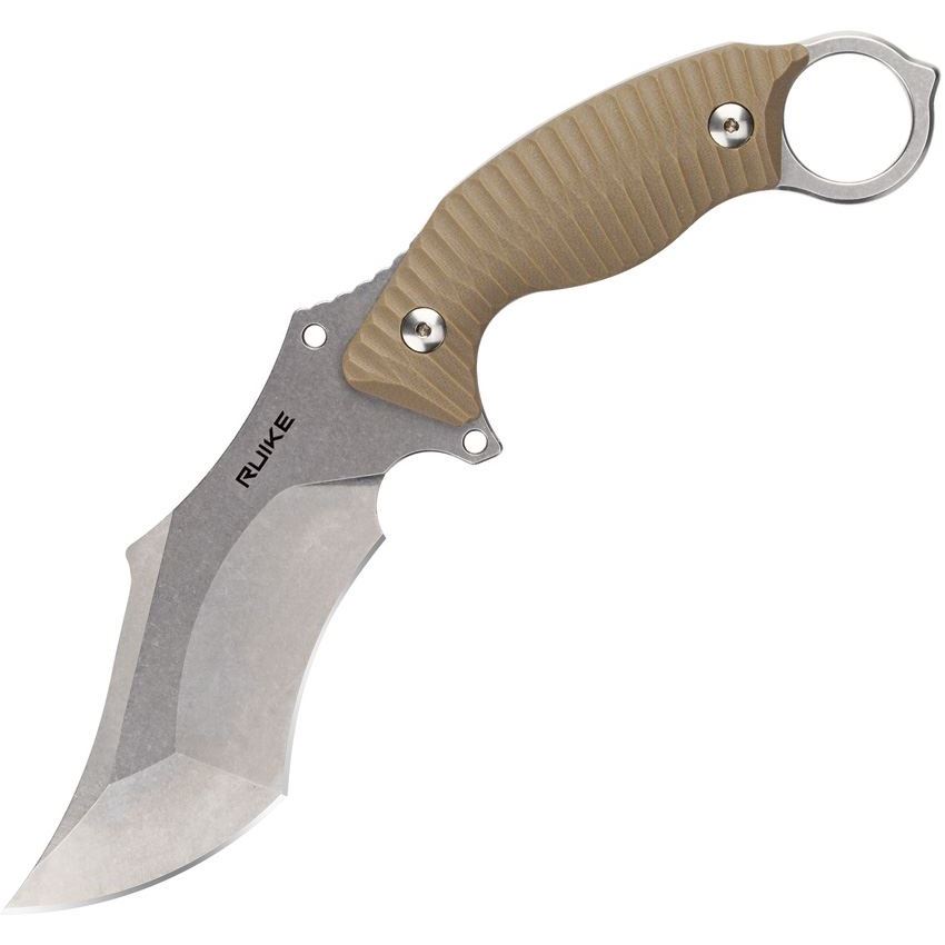 RUIKE Knives Karambit Fixed Blade Desert Sand - RK-F181-W