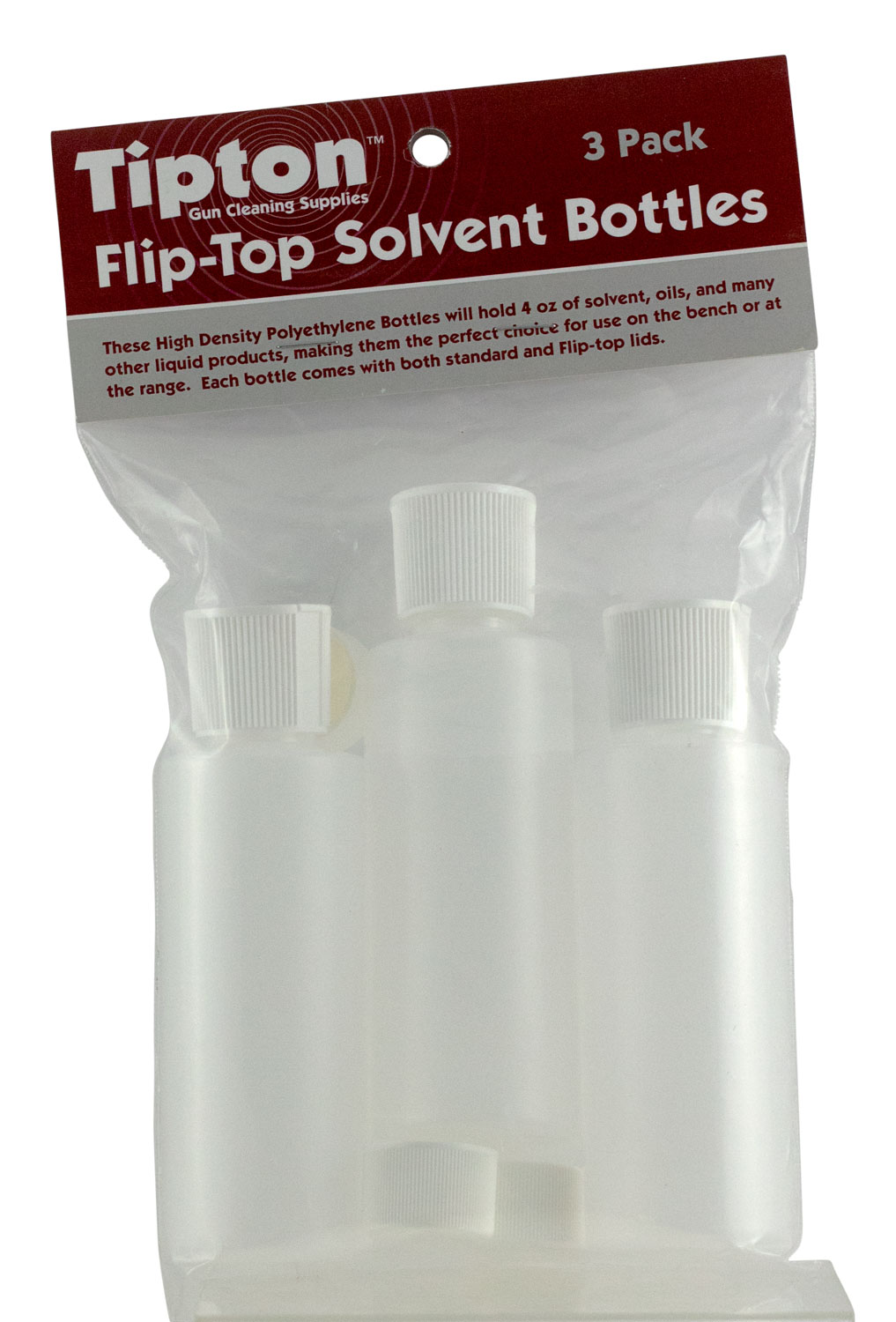 Tipton 3-Pack Flip-Top Solvent Bottle, 3 oz - 197624