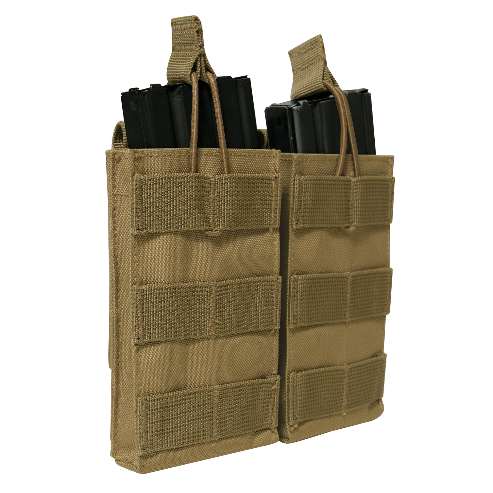 Rothco Rothco Molle Open Top Double Mag Pouch - Coyote Brown