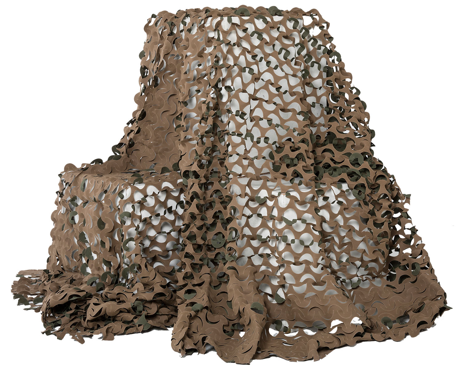 Camo Unlimited Premium Ultra-Lite Netting, 19' 8" L x 7' 10" W, Green/Brown - LW04B - Camo Unlimited