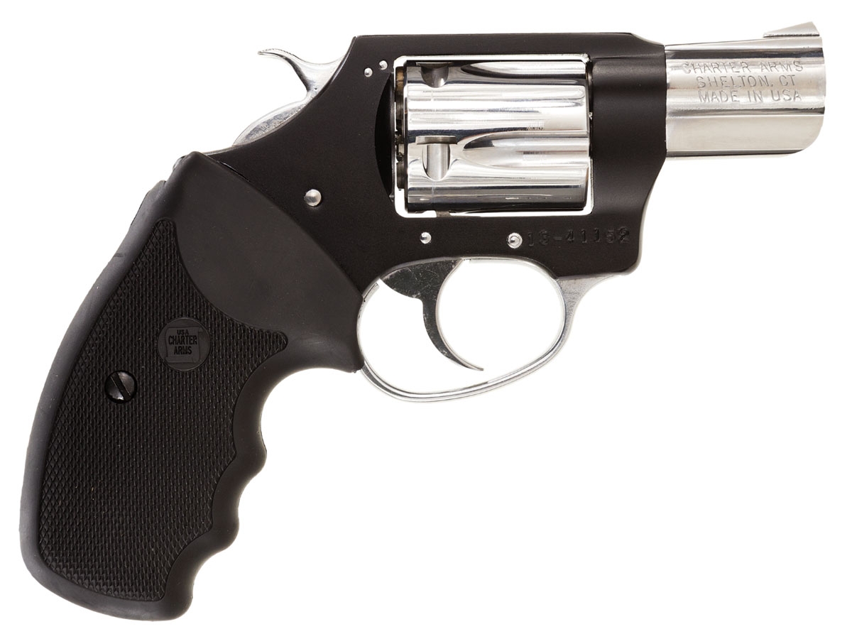 Charter Arms Undercover Lite .38 Special Revolver, Stainless w/ Rubber Grips - 53871 - Charter Arms