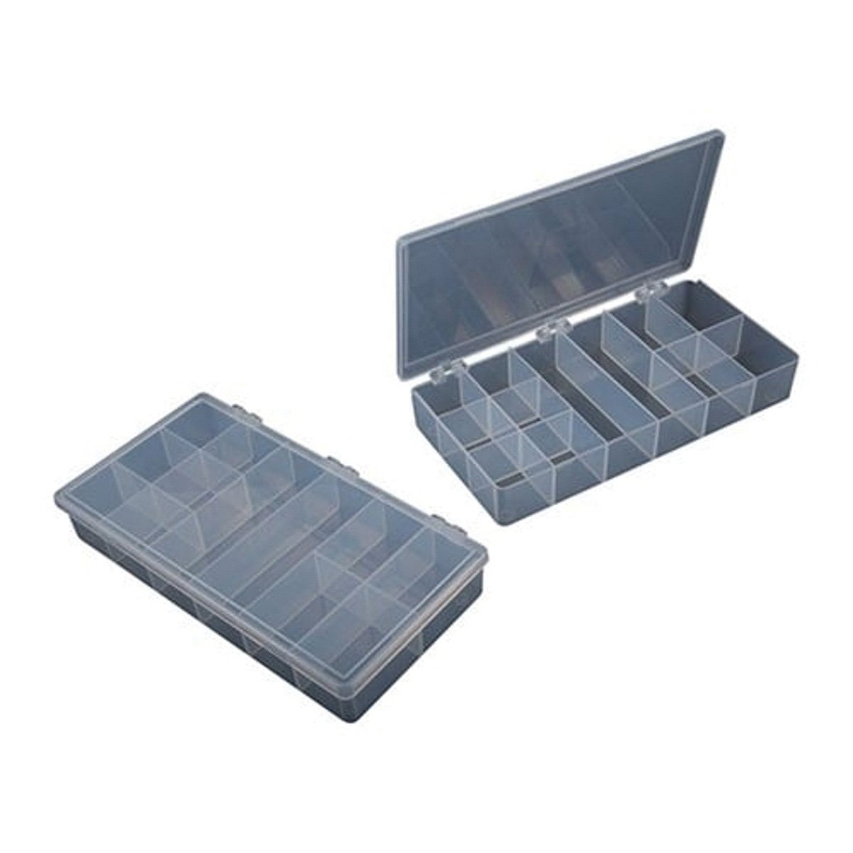 Brownells 8.25" x 4.25" x 1.25" Storage Bin, Clear Pack of 2 - Brownells