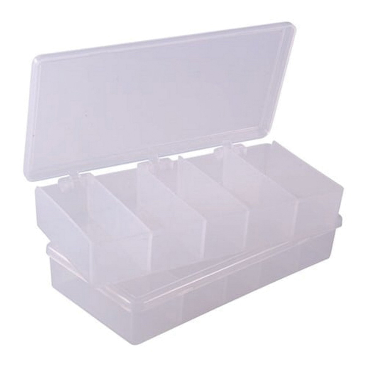 Brownells 7" x 3.50" x 1.25" Storage Bin, Clear Pack of 2 - Brownells