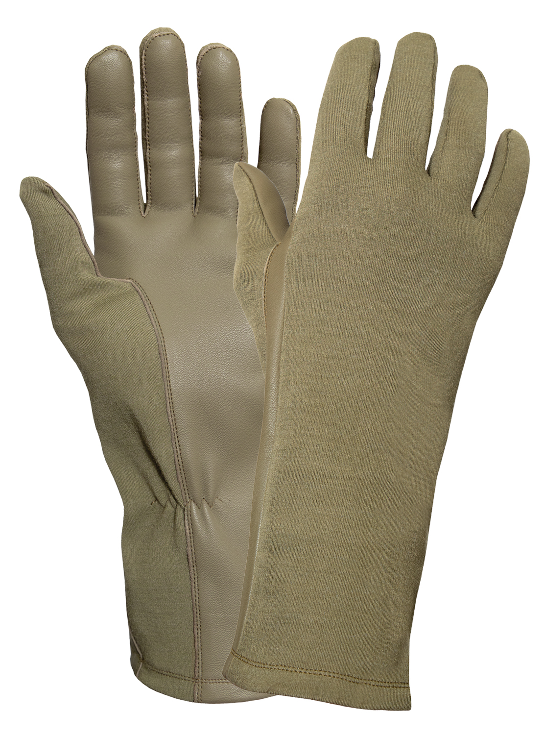 Rothco Rothco G.I. Type Flame Heat Resistant Flight Gloves - Ar 670-1 Coyote Brown, 7