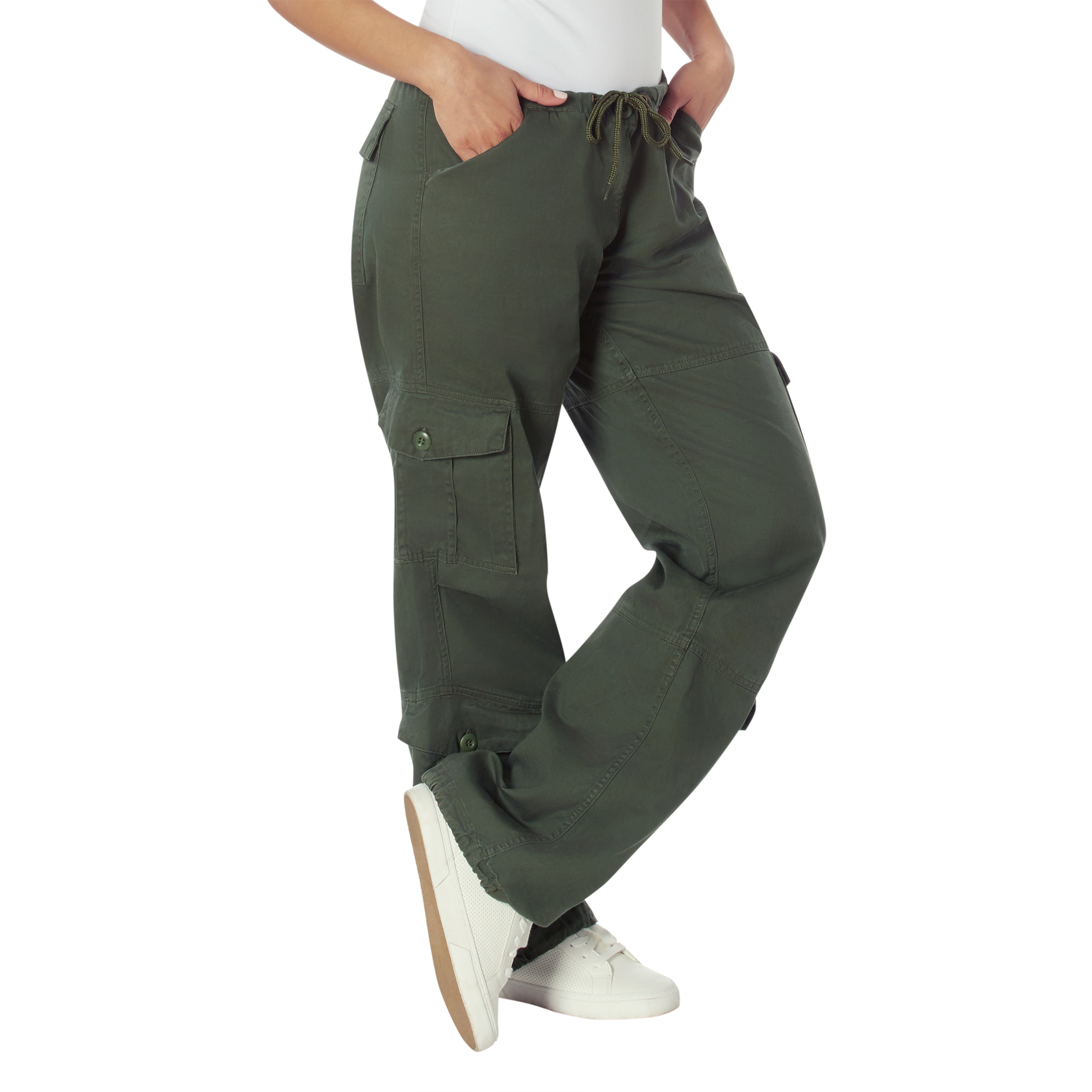 Rothco Rothco Womens Vintage Paratrooper Fatigue Pants - Olive Drab, Small