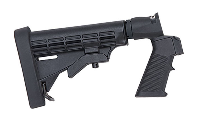 Mossberg Flex 6-Position Tactical Stock, Black Synthetic - 95219 - Mossberg