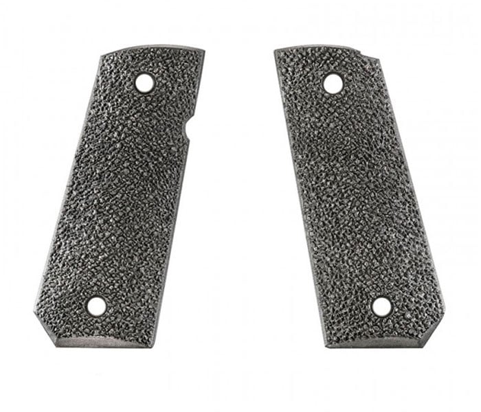 Ergo 1911 Xtro Tapered Bottom Hard Rubber Grip, Officer's Model - 4520-BK - Ergo