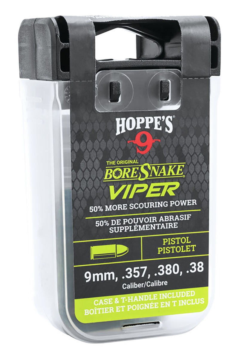 Hoppes Boresnake Viper Den Handgun Cleaning Kit, 9mm - 24002VD - Hoppe's