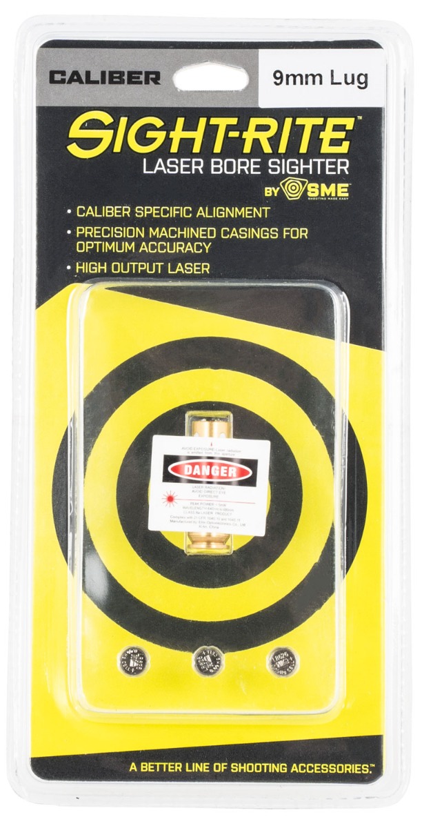 SME Sight Right Laser Bore Sighting System - XSI-BL-9MM - Shooting Made Easy