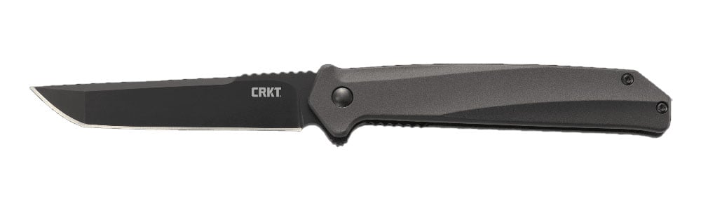 CRKT Helical Locking Folding Knife, Black Oxide - K500GKP