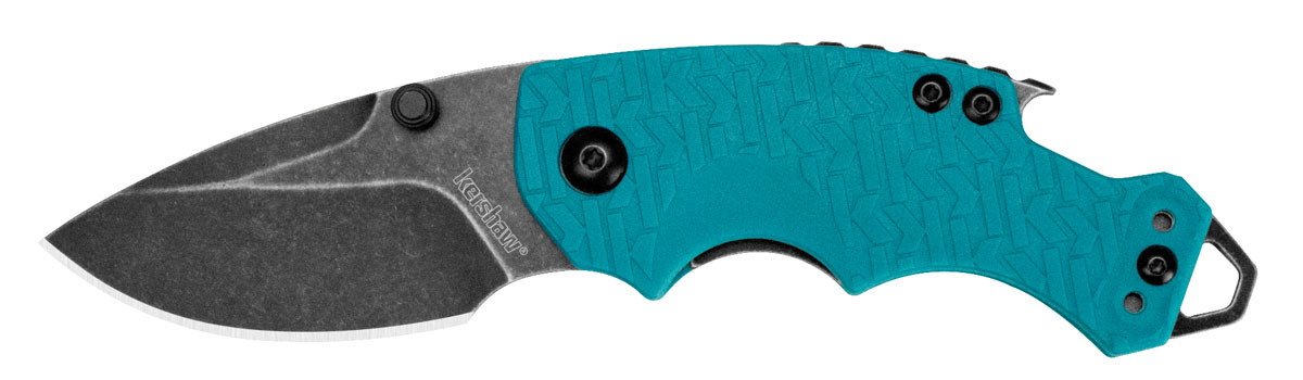 Kershaw Shuffle Folding Knife w/ Liner Lock, Teal and BlackWash - 8700TEALBWX - Kershaw