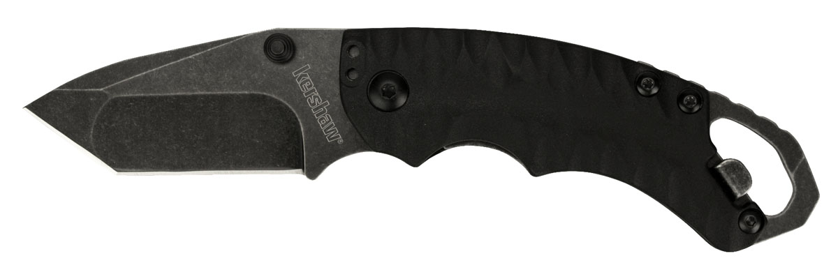 Kershaw Shuffle II Folding Knife, Black w/ BlackWash Finish - 8750TBLKBWX - Kershaw