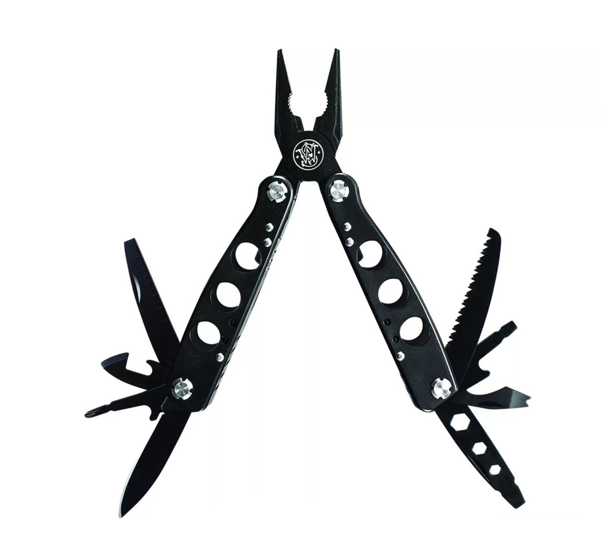 Smith & Wesson 15 Function Multitool, Black - SWMT1CP - Smith & Wesson