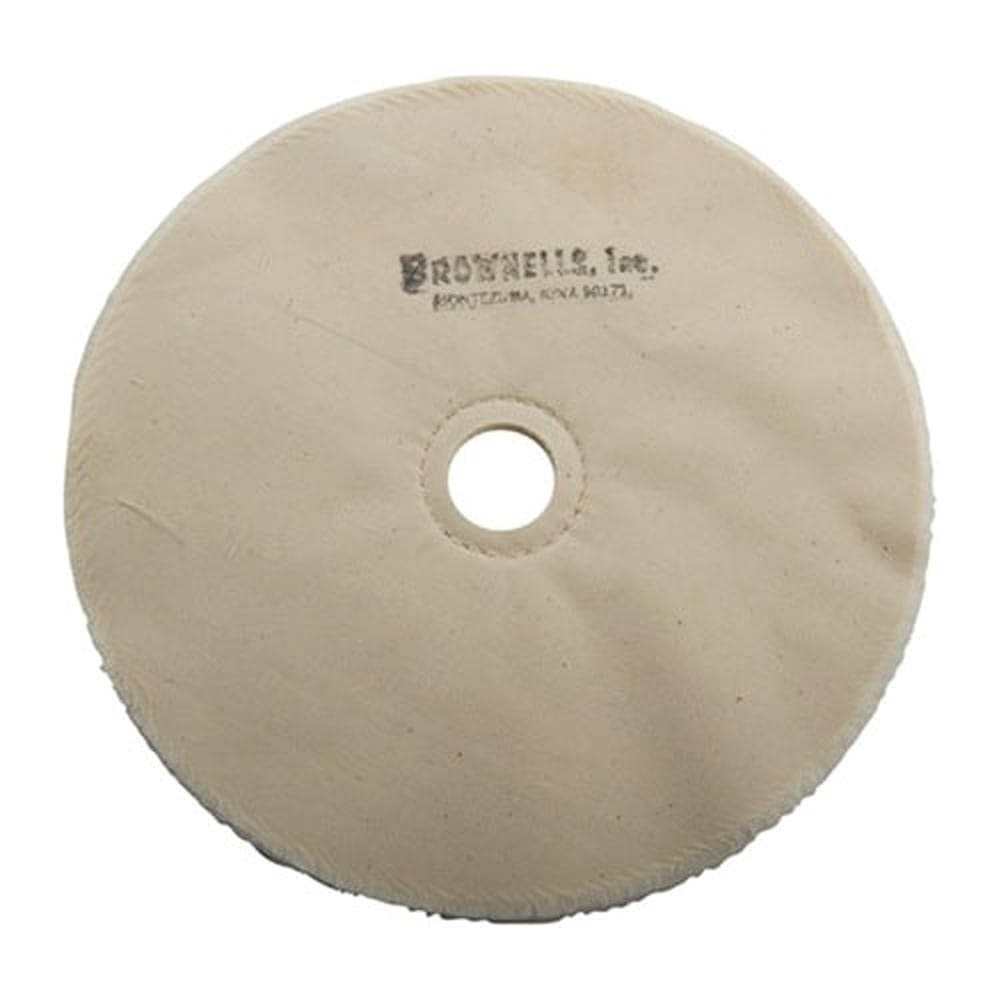 Brownells 8" x 1" Loose Muslin Polishing Wheel - Brownells