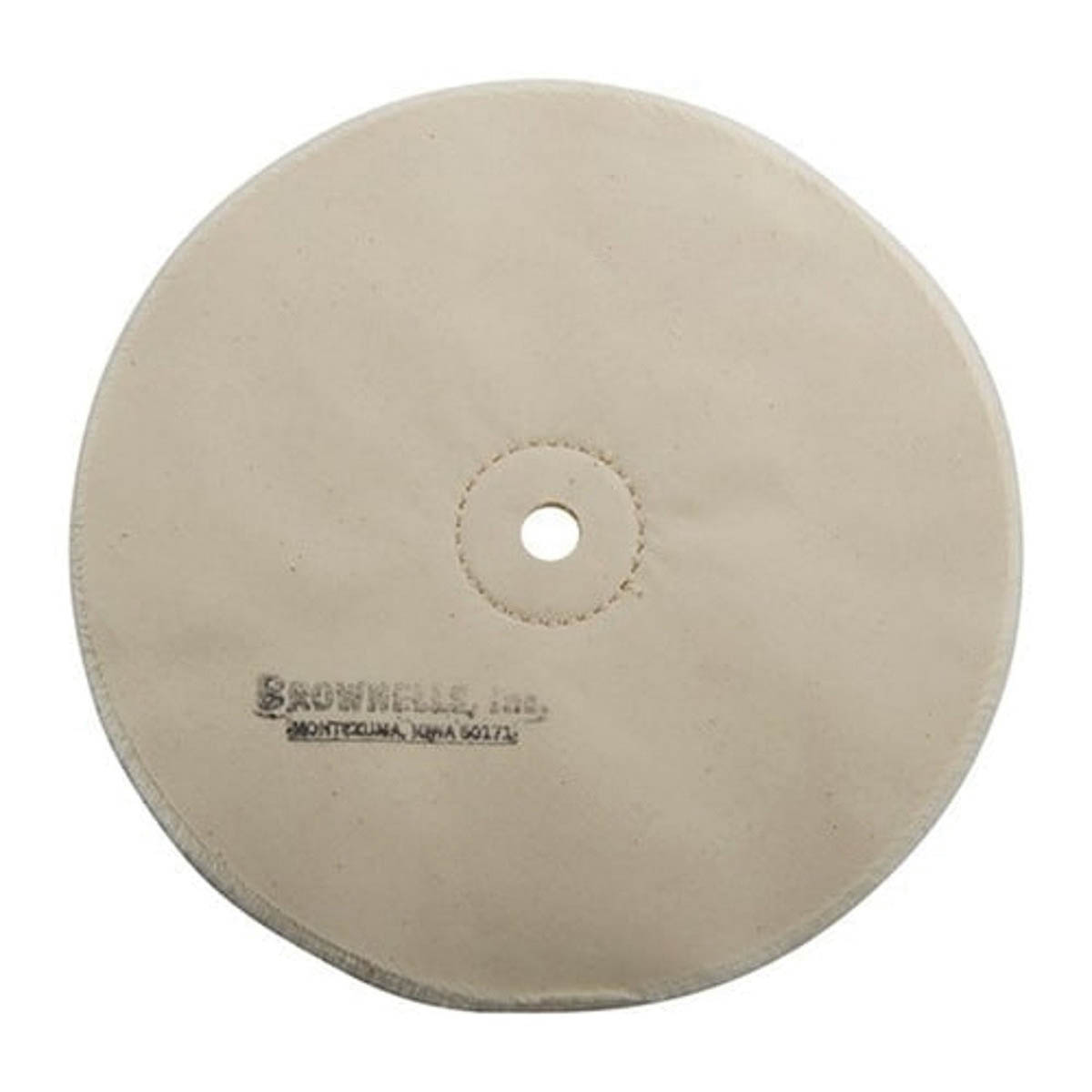 Brownells 8" x 1/2" Loose Muslin Polishing Wheel - Brownells