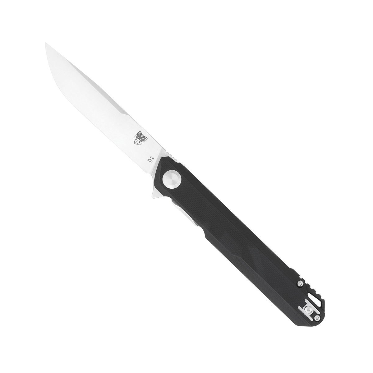 Cobra TEC Knives LLC Monarch Folding Knife Drop Point, Black - Cobratec Knives Llc