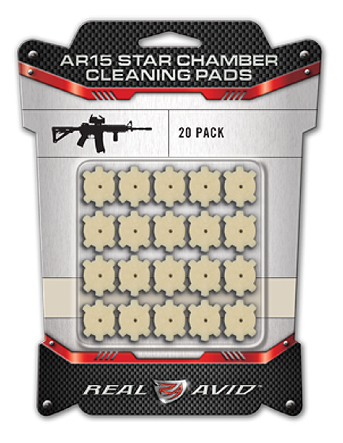 Real Avid Wool Star Chamber Cleaning Pad, 20/pack - AVAR15CP