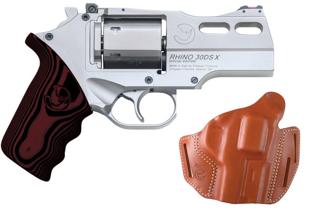 Chiappa Rhino .357 Mag Revolver, 3" Barrel, Silver - 340.308 - Chiappa Firearms