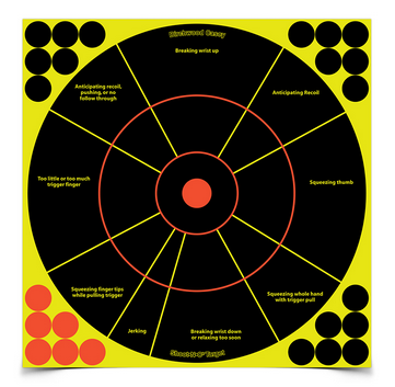 Birchwood Casey Shoot-N-C 12" Handgun Trainer Target - Each - 34072 - Birchwood Casey