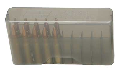 MTM SlipTop Ammo Box 22-250 to .308 - Smoke - 20rd - J-20-M-41