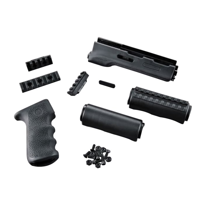Hogue AK-47/AK-74 Standard Chinese and Russian - Kit - OverMolded Grip and Handguard 74008 - Hogue