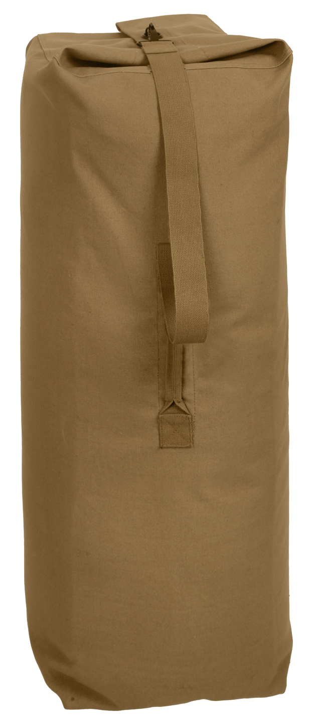Rothco Heavyweight Top Load Canvas Duffle Bag - Coyote Brown, 30 X 50 - Rothco