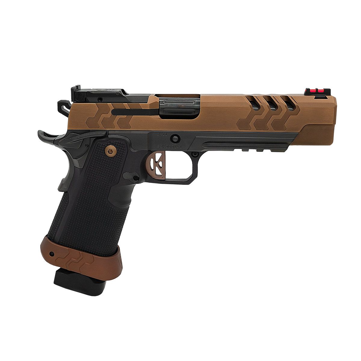 Kimber 2K11 Target 5" 9mm Luger 20rd Pistol w/ Optic OR Black DLC Coyote PVD, Black DLC SS - 3500053 - Kimber