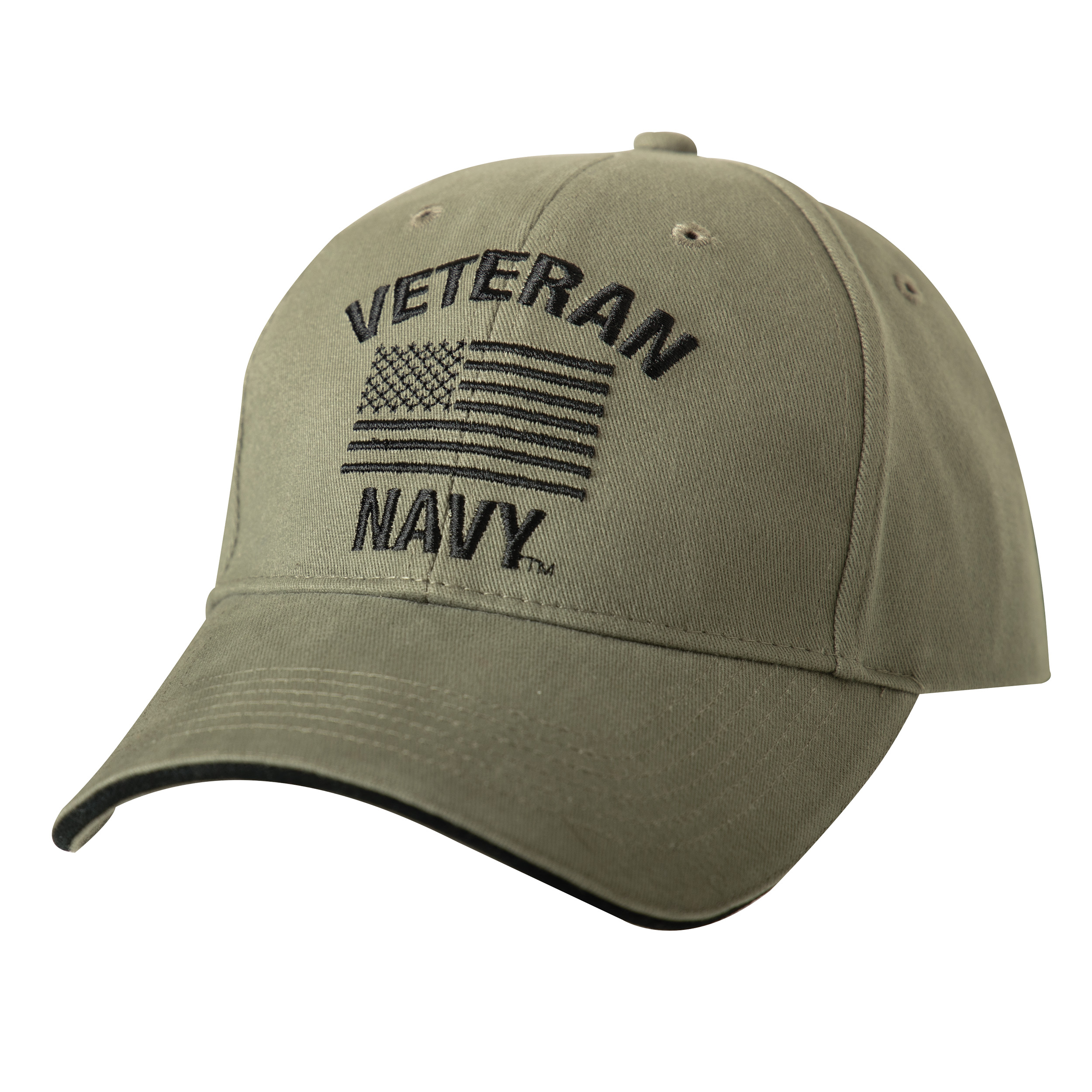 Rothco Rothco Vintage Veteran Low Profile Cap - Emblem Navy