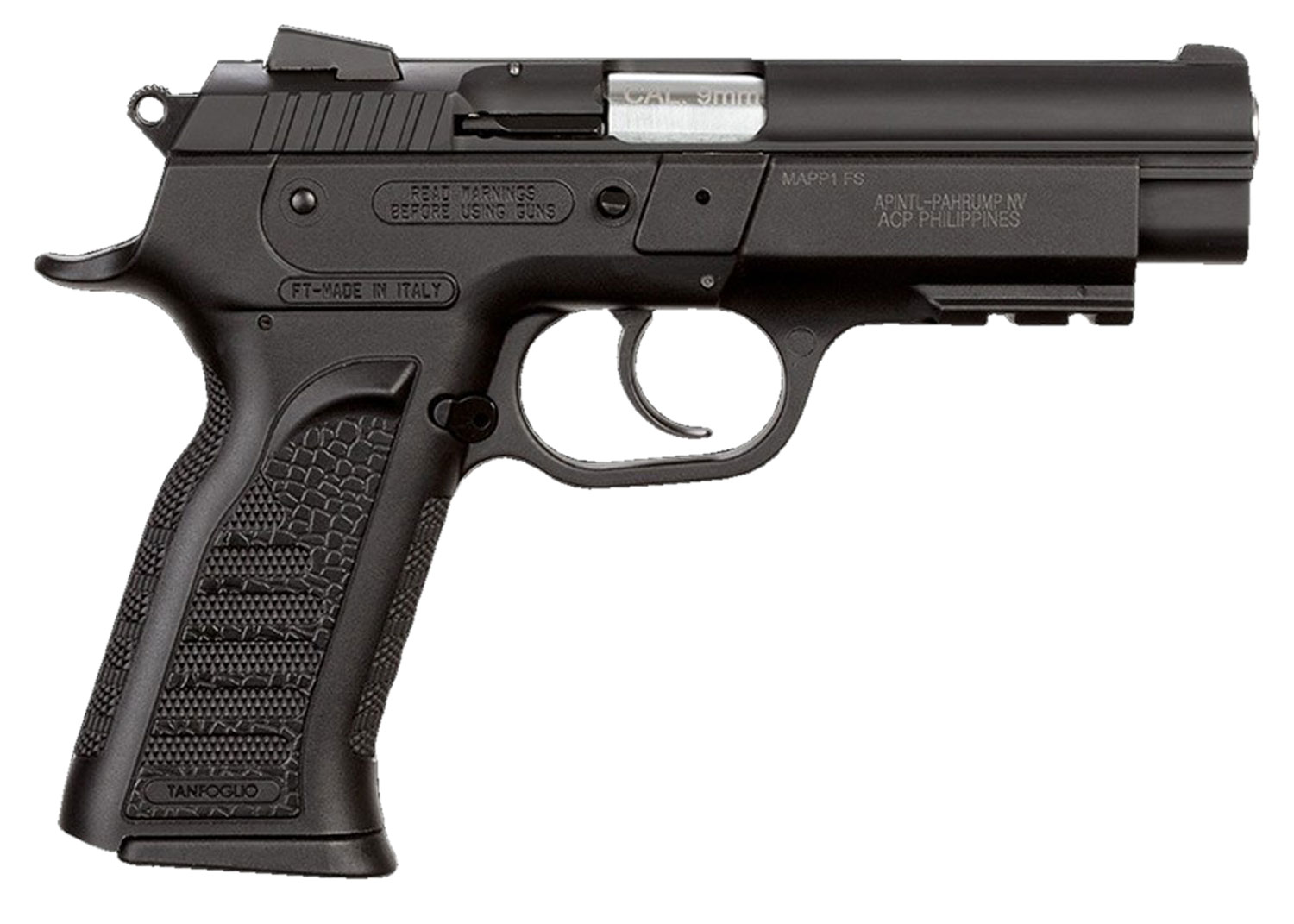 Rock Island MAPP FS 9mm 16 Round,  Matte Black - 51655 - Rock Island