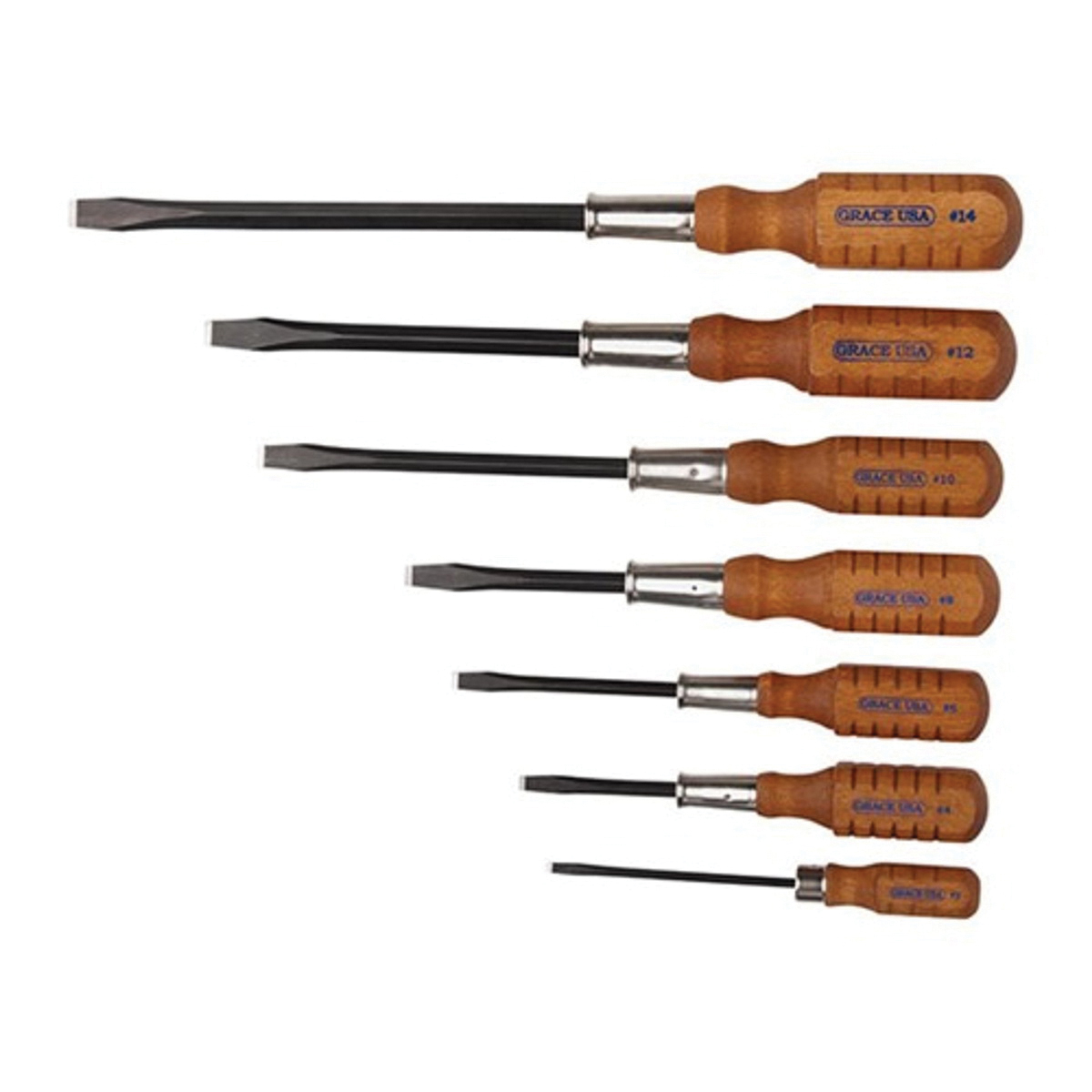 Grace USA 7-Piece Wood Screwdriver Set - Grace Usa