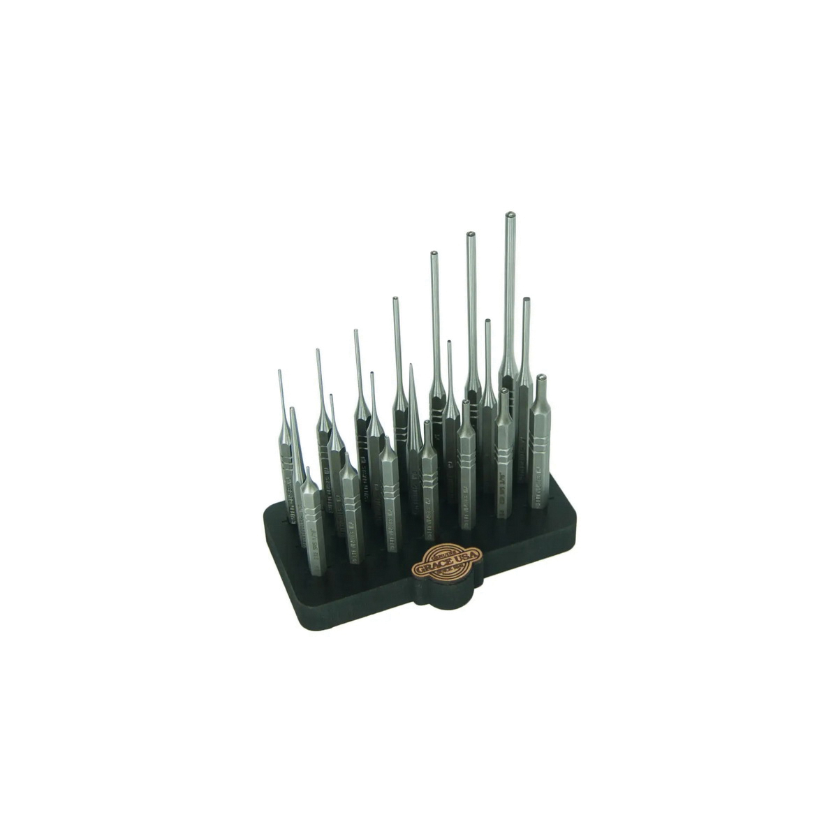 Grace USA 21-Piece Punch Set w/Bench Block - Grace Usa