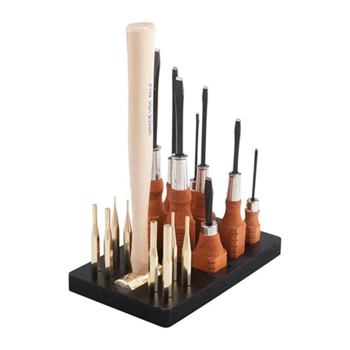 Grace USA Complete 17-Piece Tool Set w/Bench Block - Grace Usa