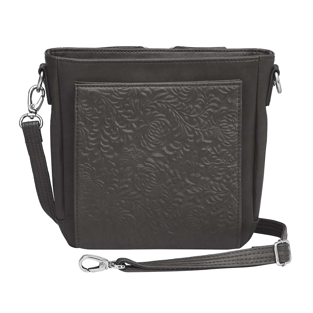 GTM BOHO Ruger LCP Holster Ambidextrous - Black Leather, Stylish and Durable for Everyday Use - GTM-201/DBBK - Gun Tote'n Mamas