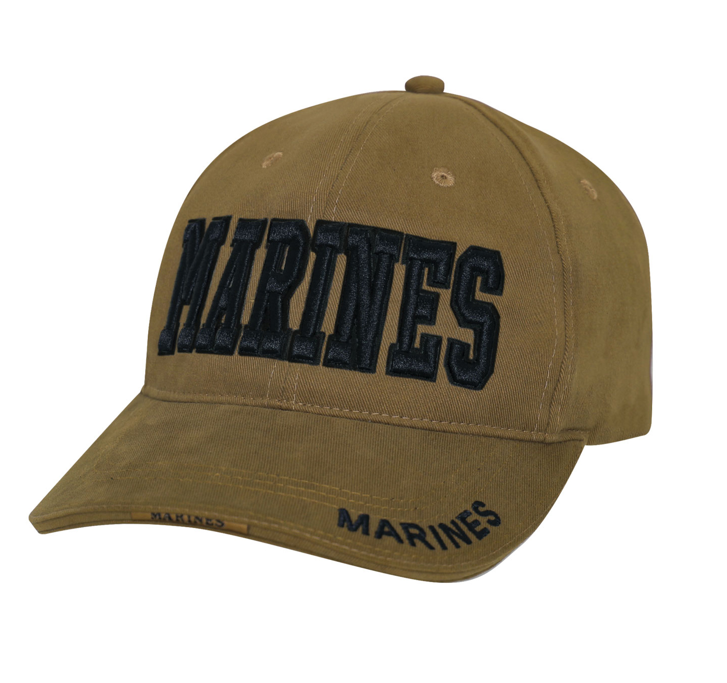 Rothco Rothco Deluxe Marines Low Profile Insignia Cap - Coyote Brown