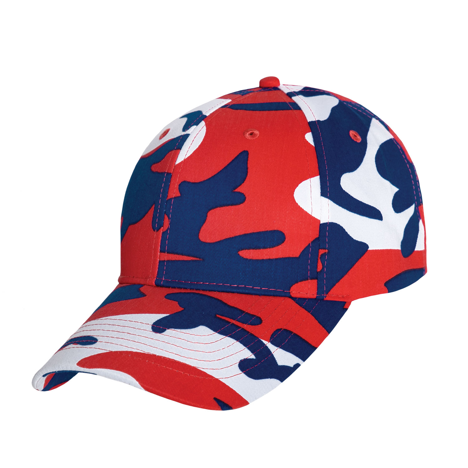 Rothco Rothco Supreme Camo Low Profile Cap - Red - White - Blue Camo
