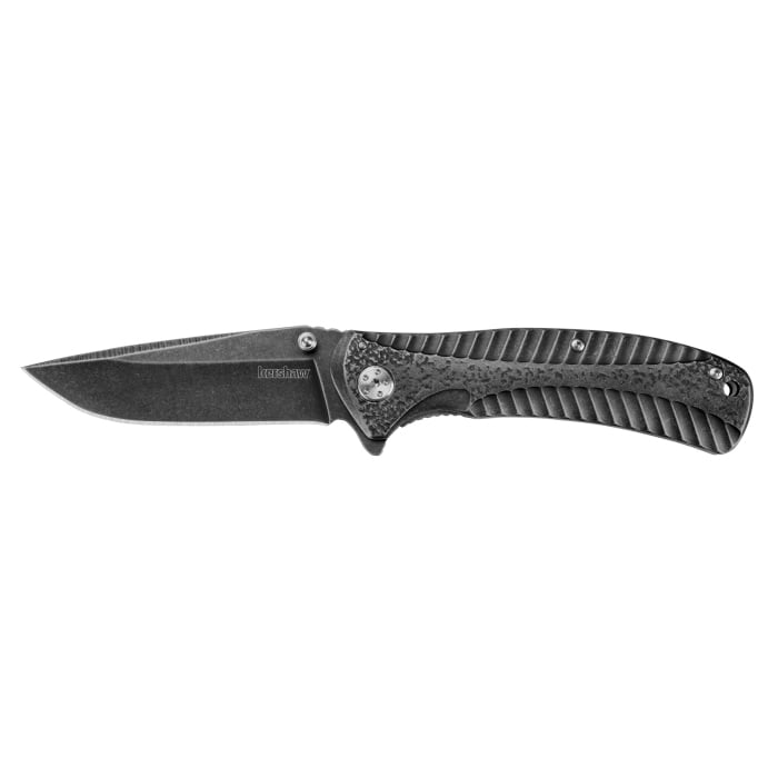 Kershaw Starter Folding Knife Drop Point/Plain, Blackwash Coated - Kershaw