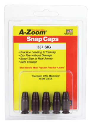 A-Zoom .357 Sig Snap Caps - 5 Pack - 15159 - A-Zoom