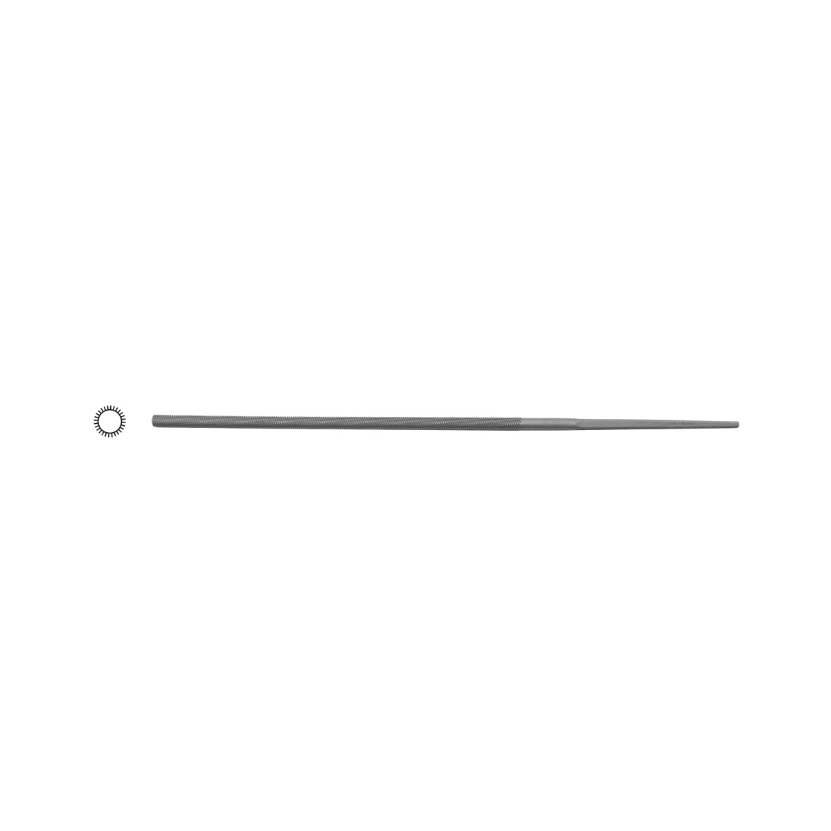 Grobet USA #2 Cut Swiss Pattern Precision Round Parallel File - Grobet File Co. Of America Inc