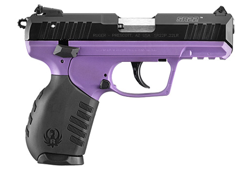 Ruger SR22 .22 LR Pistol, Purple - 3606 - Ruger