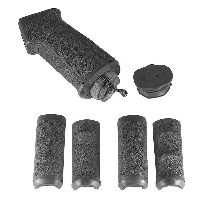 MFT Engage AK47 Pistol Grip W/ Interchangeable Grips, Black - EPGI47 - Mission First Tactical