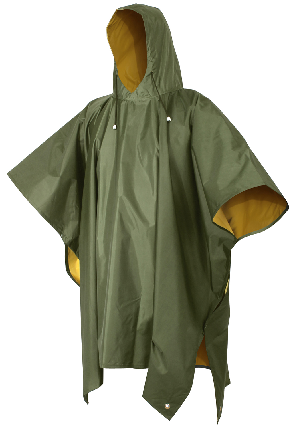 Rothco Rothco Reversible Pvc Ponchos - Olive Drab