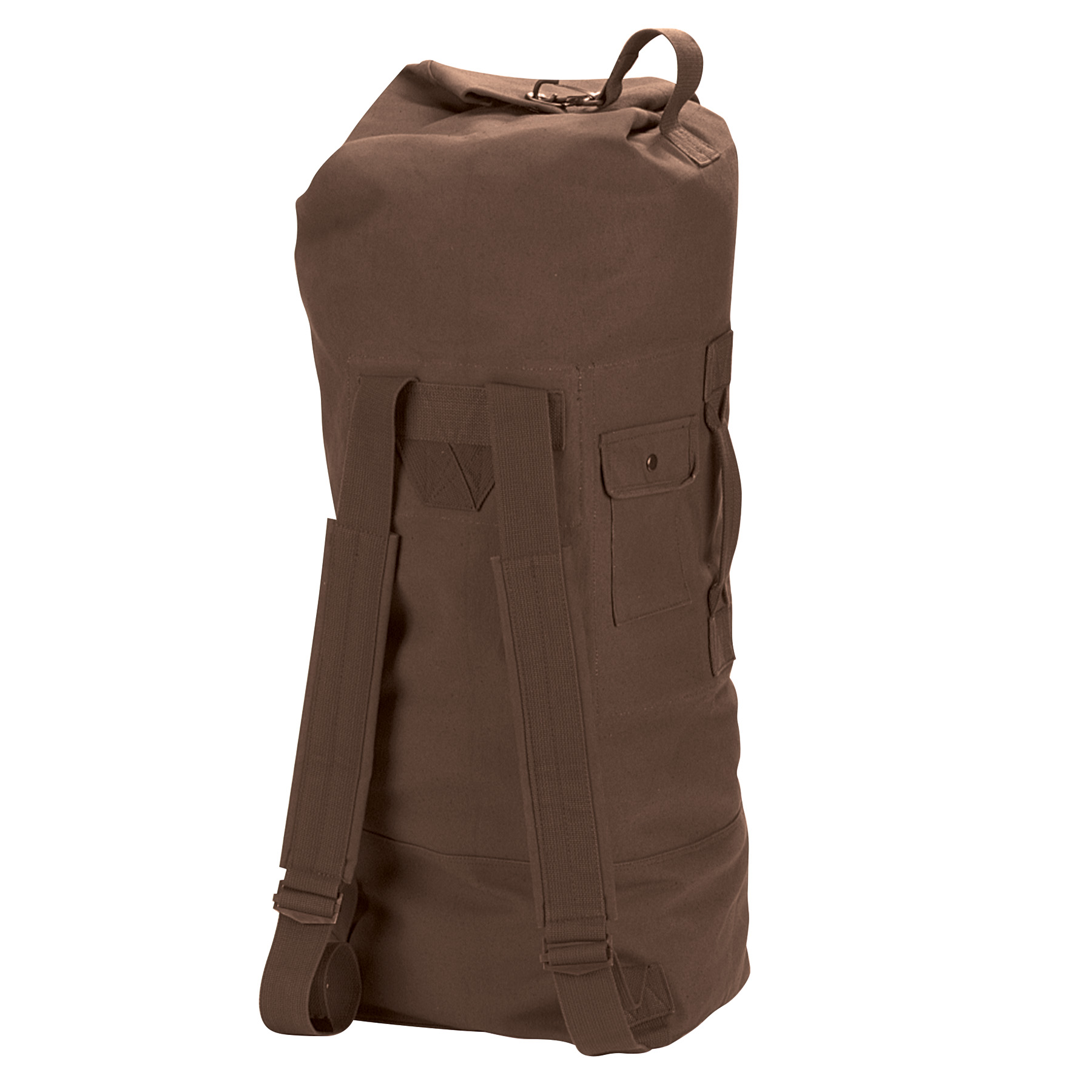 Rothco Rothco G.I. Style Canvas Double Strap Duffle Bag - Earth Brown